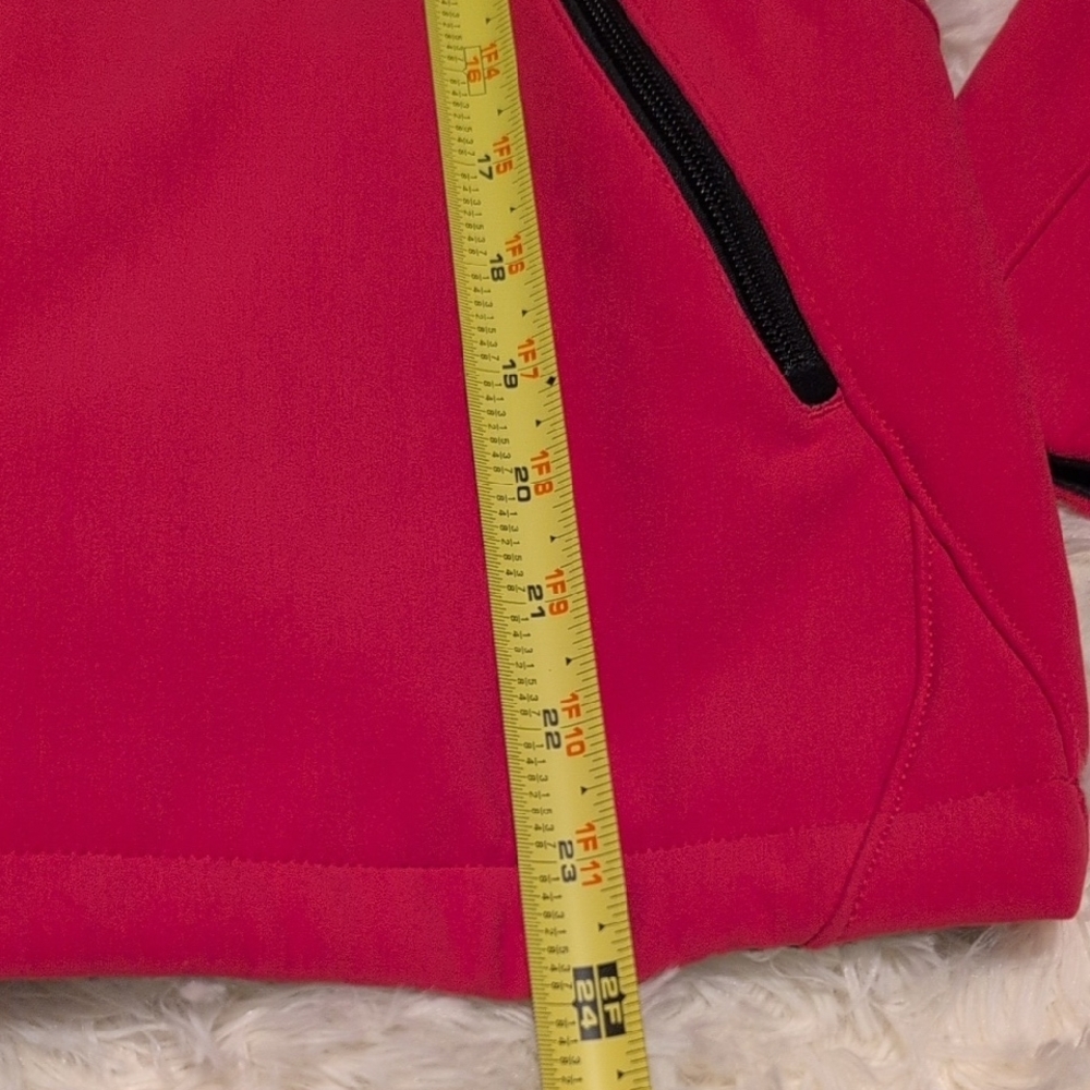 Nike Women's Vibrant Red Ski Jacket Pink Lightweight Stylish Fall Winter Xlarge - Picture 16 of 16